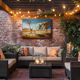 Surreal Dreamscape in a Desert Artistic Poster