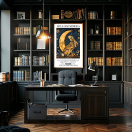 Vintage William Morris Hare Moon Artistic Poster