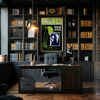 Magic and Mystery Gothic Castle Dragon Art Nouveau Poster