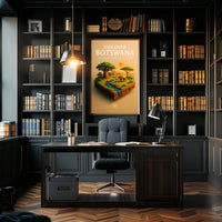 Discover Botswana Poster PosterGoat