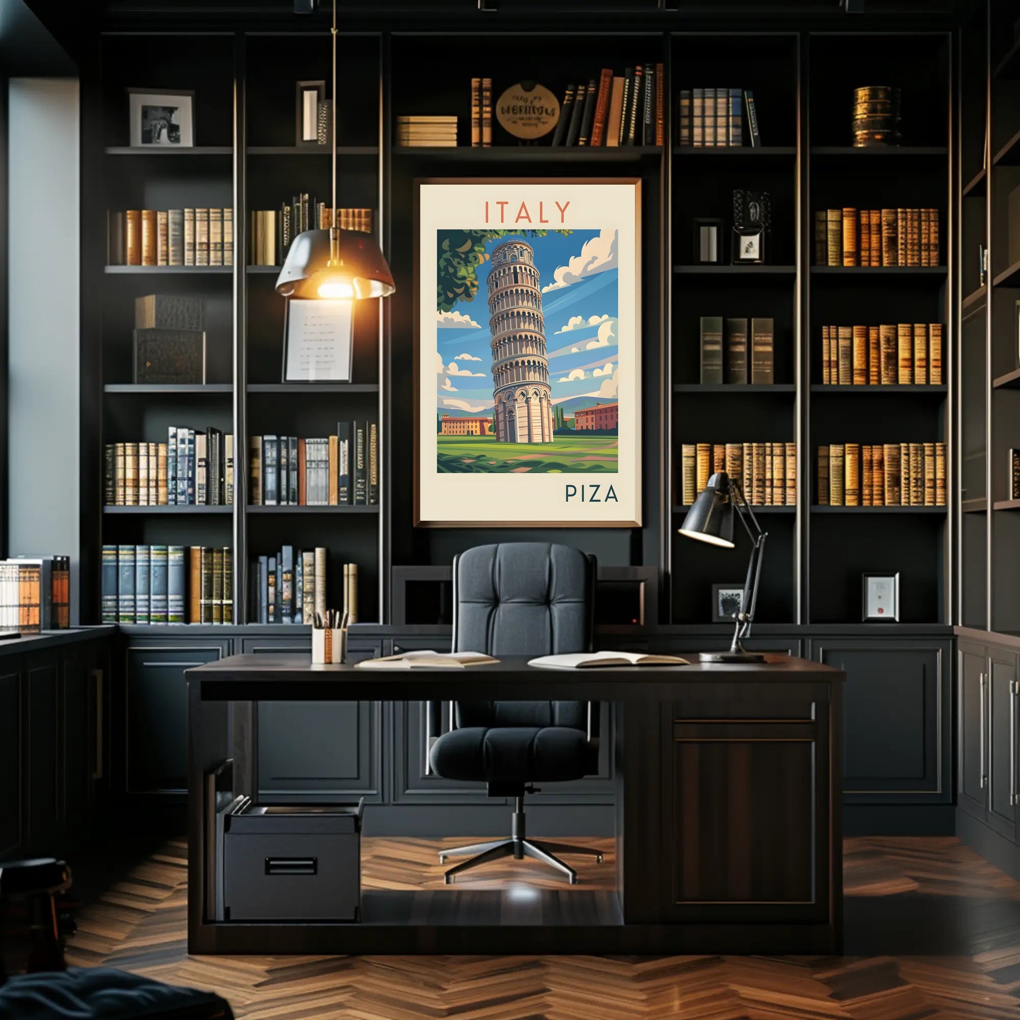 Leaning Tower of Pisa Poster