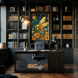 The Enchanted Bee William Morris Art Poster