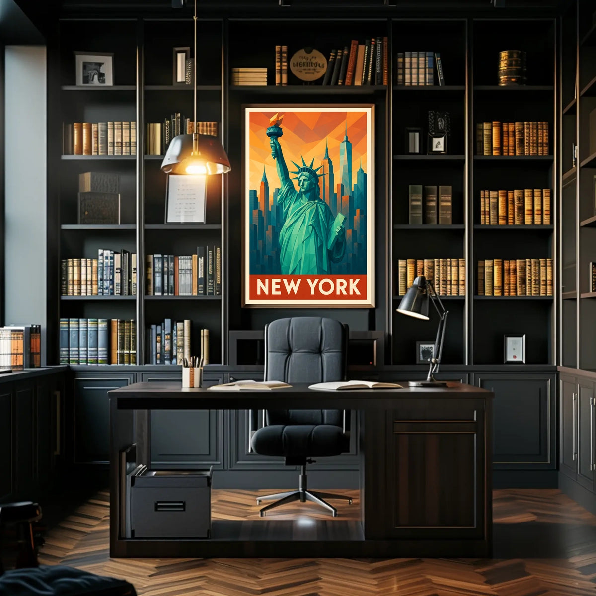 New York Iconic Skyline Poster