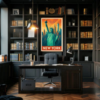 New York Iconic Skyline Poster