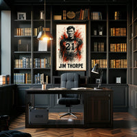 Jim Thorpe Legendary Athlete Poster