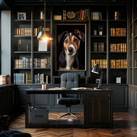 Portrait Of A Dog Poster PosterGoat