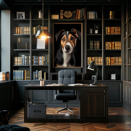 Portrait Of A Dog Poster PosterGoat