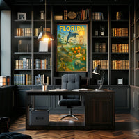 Florida A Vibrant Paradise Poster