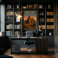 Badlands National Park Erosion-Etched Poster