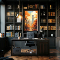 Autumn In The City Poster PosterGoat