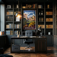 Yosemite National Park Adventure View National Park Poster