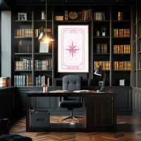 The Star Tarot Card Minimalist Artwork - Abstract Poster PosterGoat