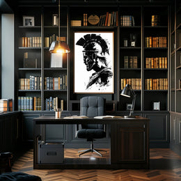 Warrior in Ink Poster PosterGoat