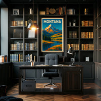 Montana Landscape Poster