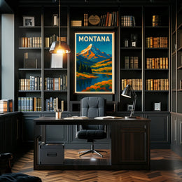 Montana Landscape Poster