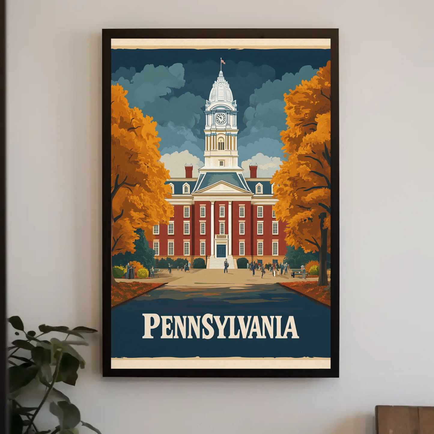 Pennsylvania Vintage Poster