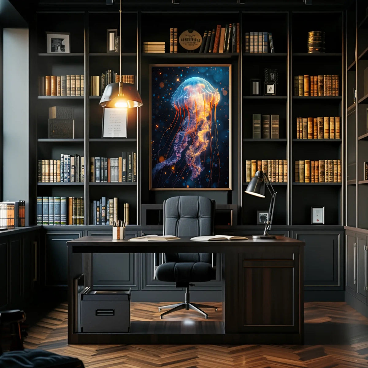 Ethereal Jellyfish Poster