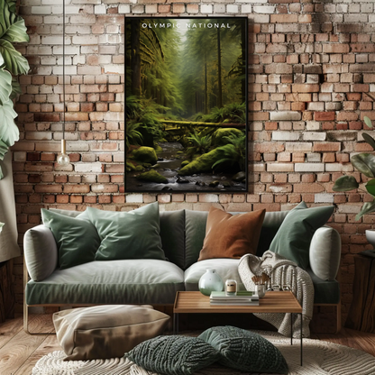 Olympic National Park Poster