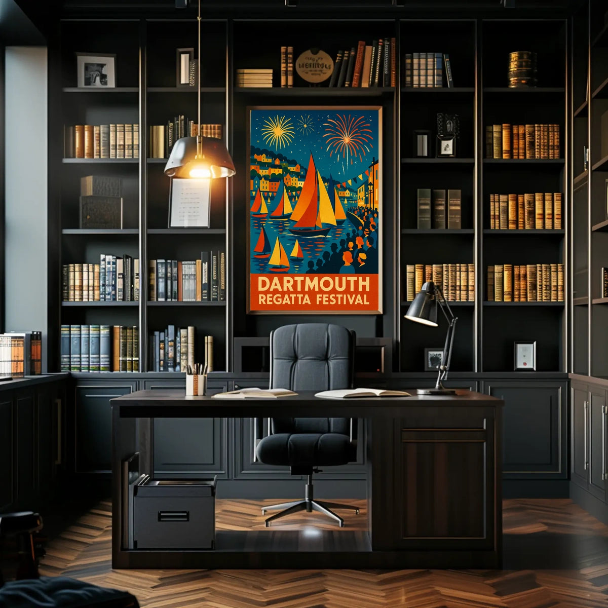 Dartmouth Regatta Festival Fireworks & Sails Poster