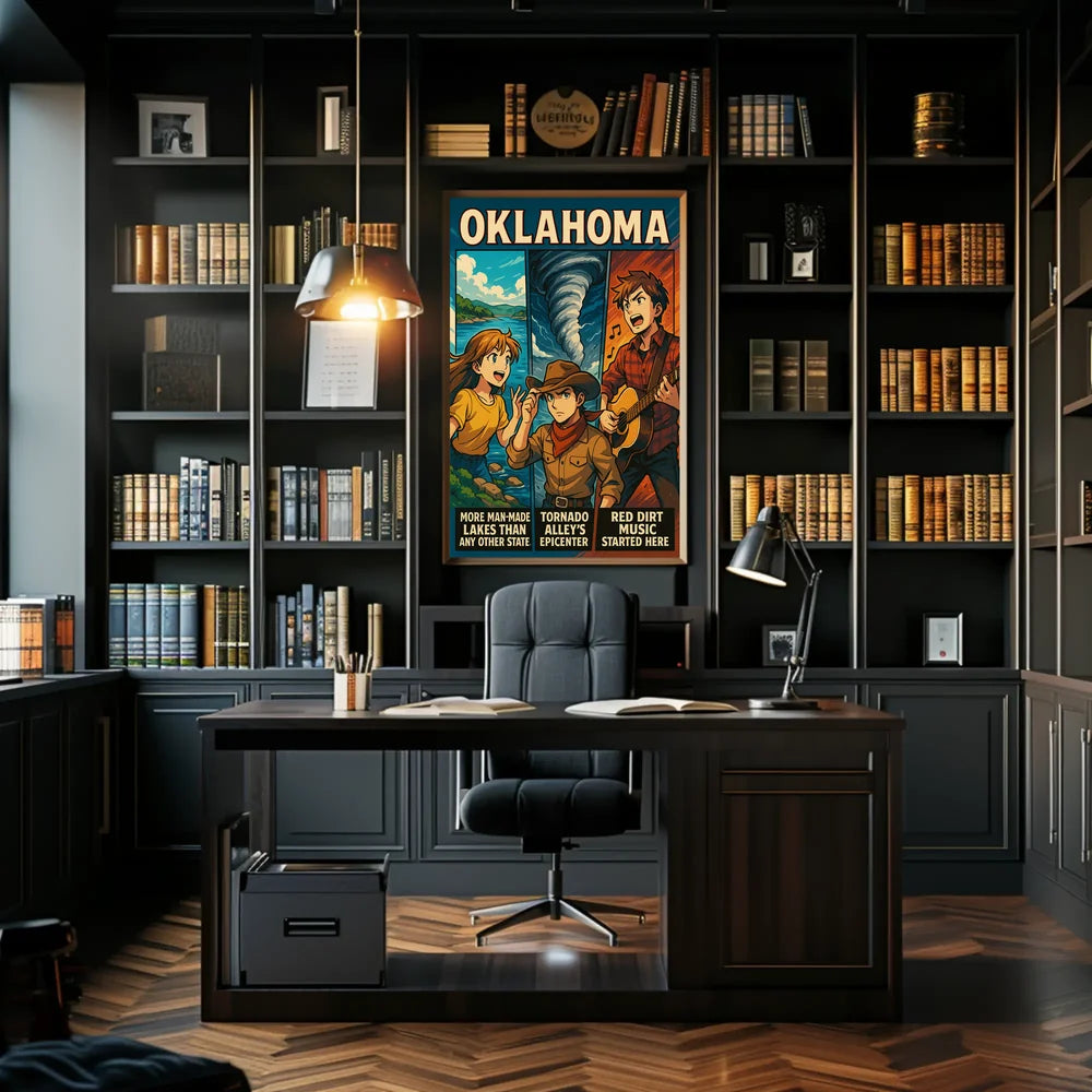 Oklahoma State Features and Phenomena Poster