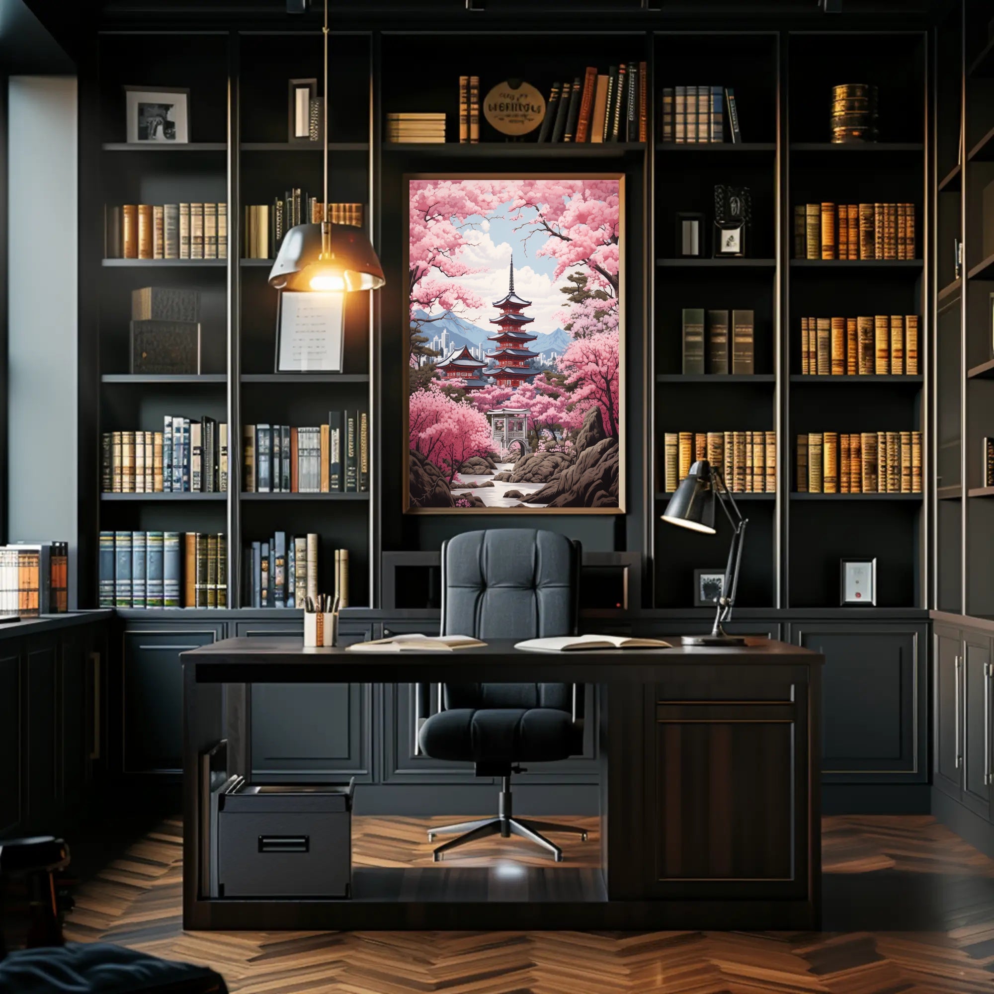 Cherry Blossom Serenity Poster