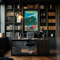 Hawaii Surf Adventure Poster
