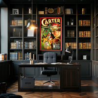 Carter the Great Magic Show Vintage Cultural Poster