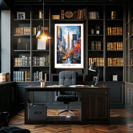 New York City Skyline Poster