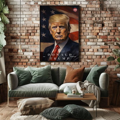 Donald Trump 45th President Of The United States Portrait