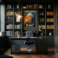 Albert Einstein EMc² Poster