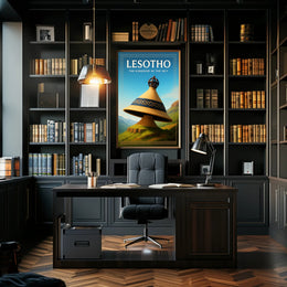 Lesotho The Kingdom in the Sky Poster PosterGoat