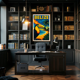 Belize Tropical Paradise Poster