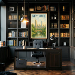 New York Cityscape Poster