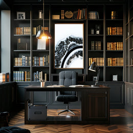 Winter Roadscape Poster