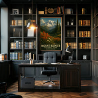 Mount Rainier National Park Poster