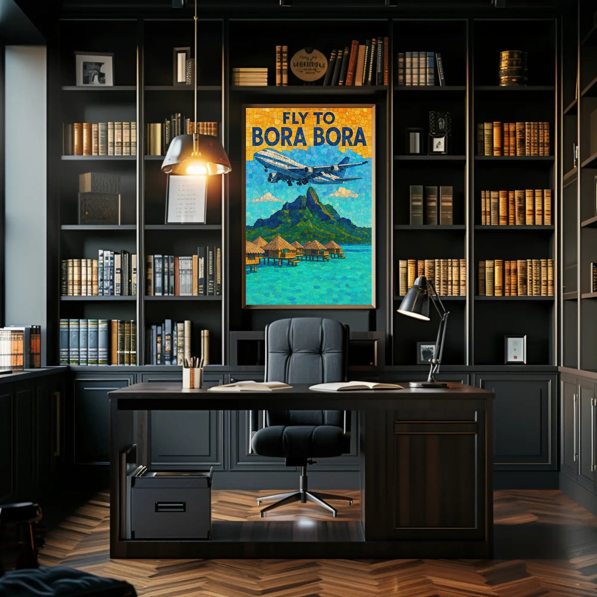 Fly To Bora Bora Poster