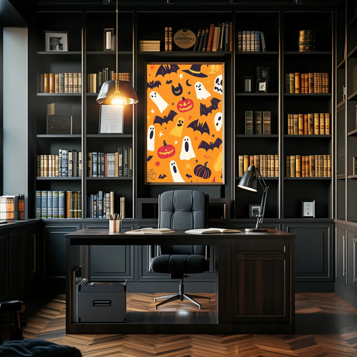 Halloween Theme Whimsical Festive Spooky Poster