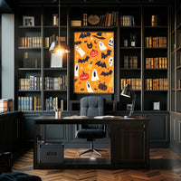 Halloween Theme Whimsical Festive Spooky Poster
