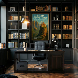 Meteora Monasteries Poster