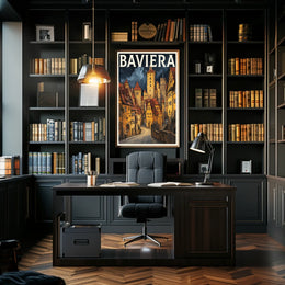 Baviera Enchanting Medieval Town Poster