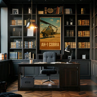 Ah-1 Cobra Helicopter Poster