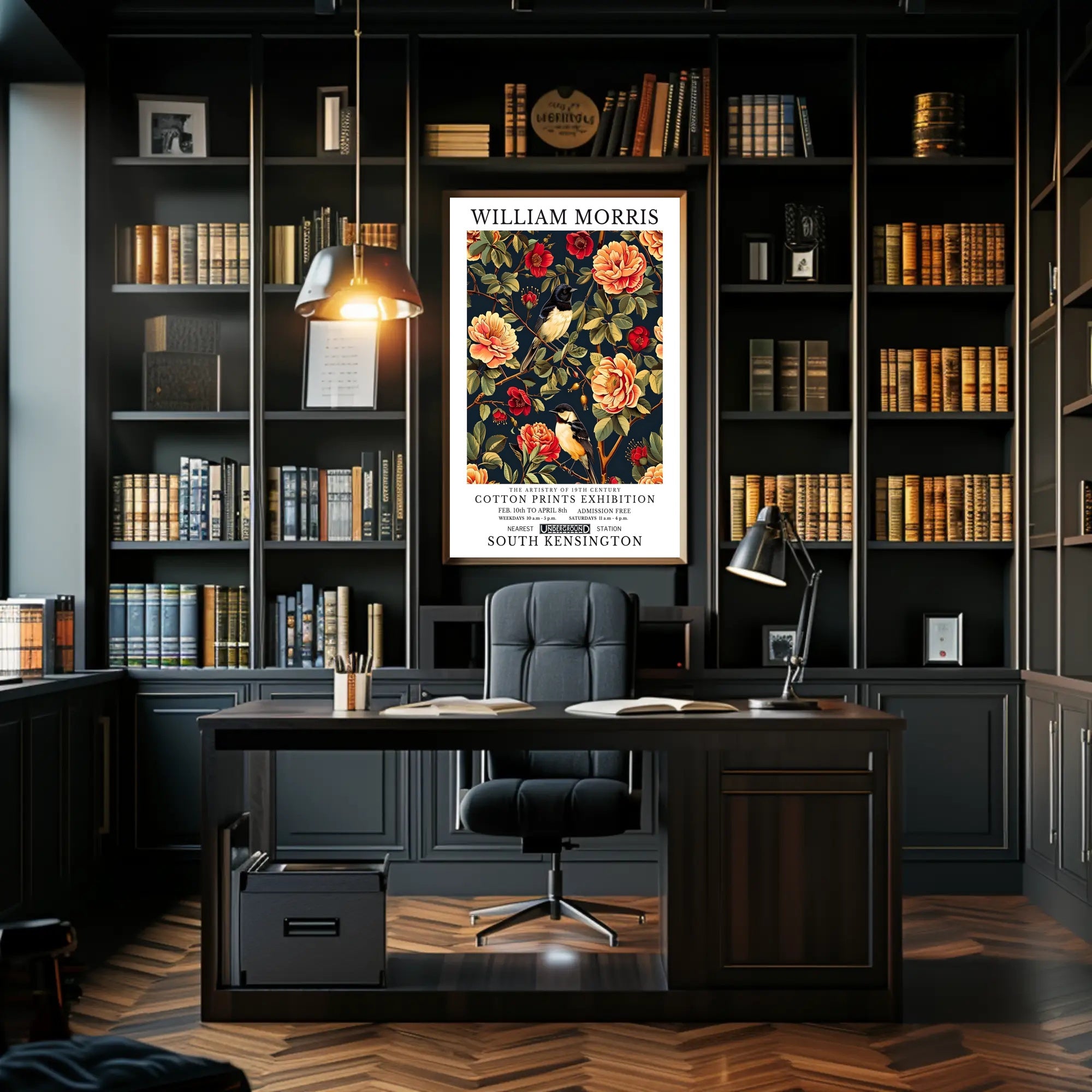 William Morris Cotton Prints Cultural Heritage Poster