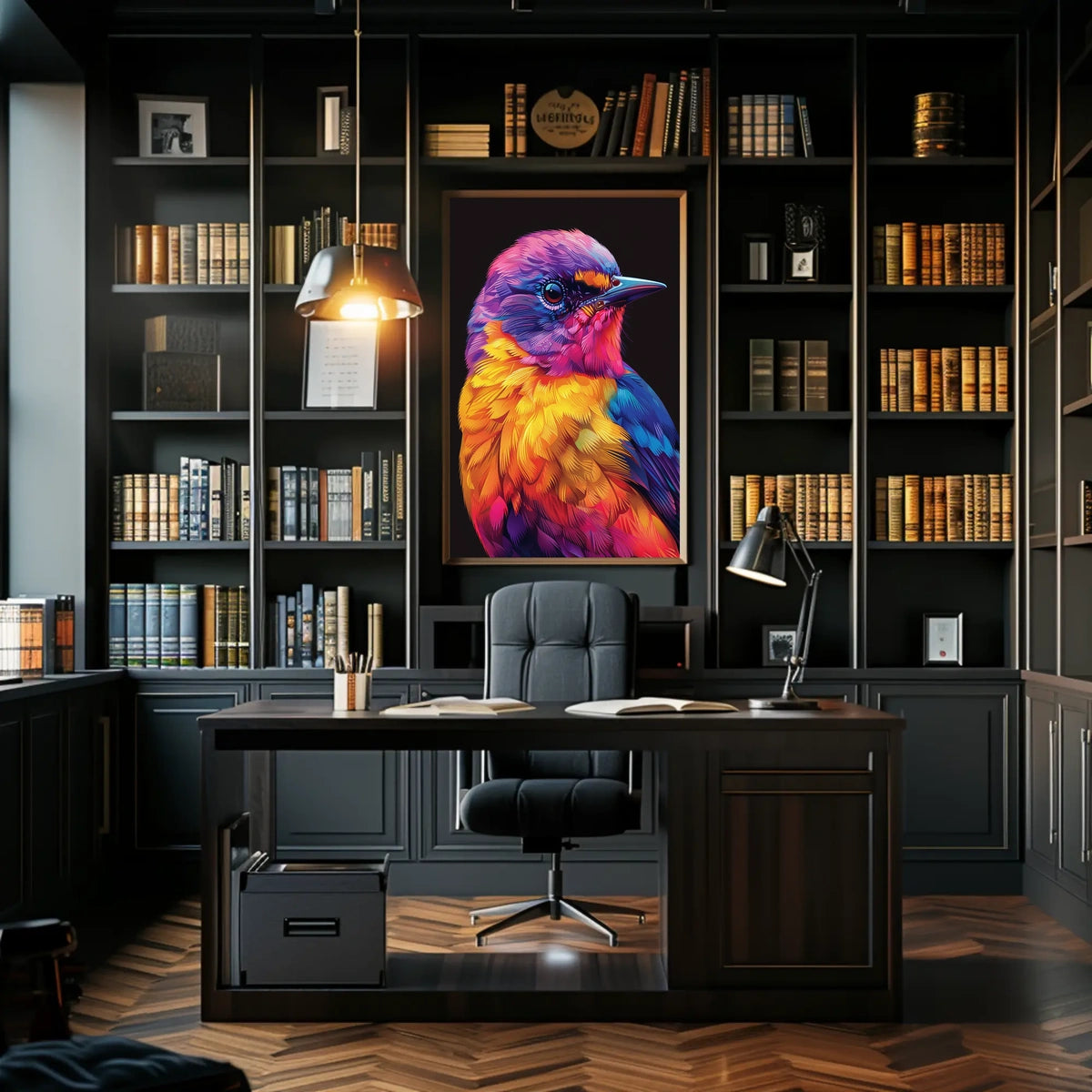 Vibrant Avian Artistry Poster