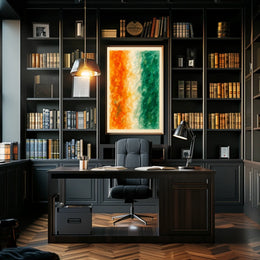 Abstract Tricolor Harmony Poster