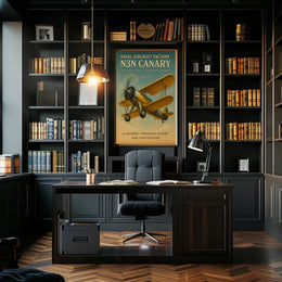 Naval Aircraft Factory N3N Canary Poster