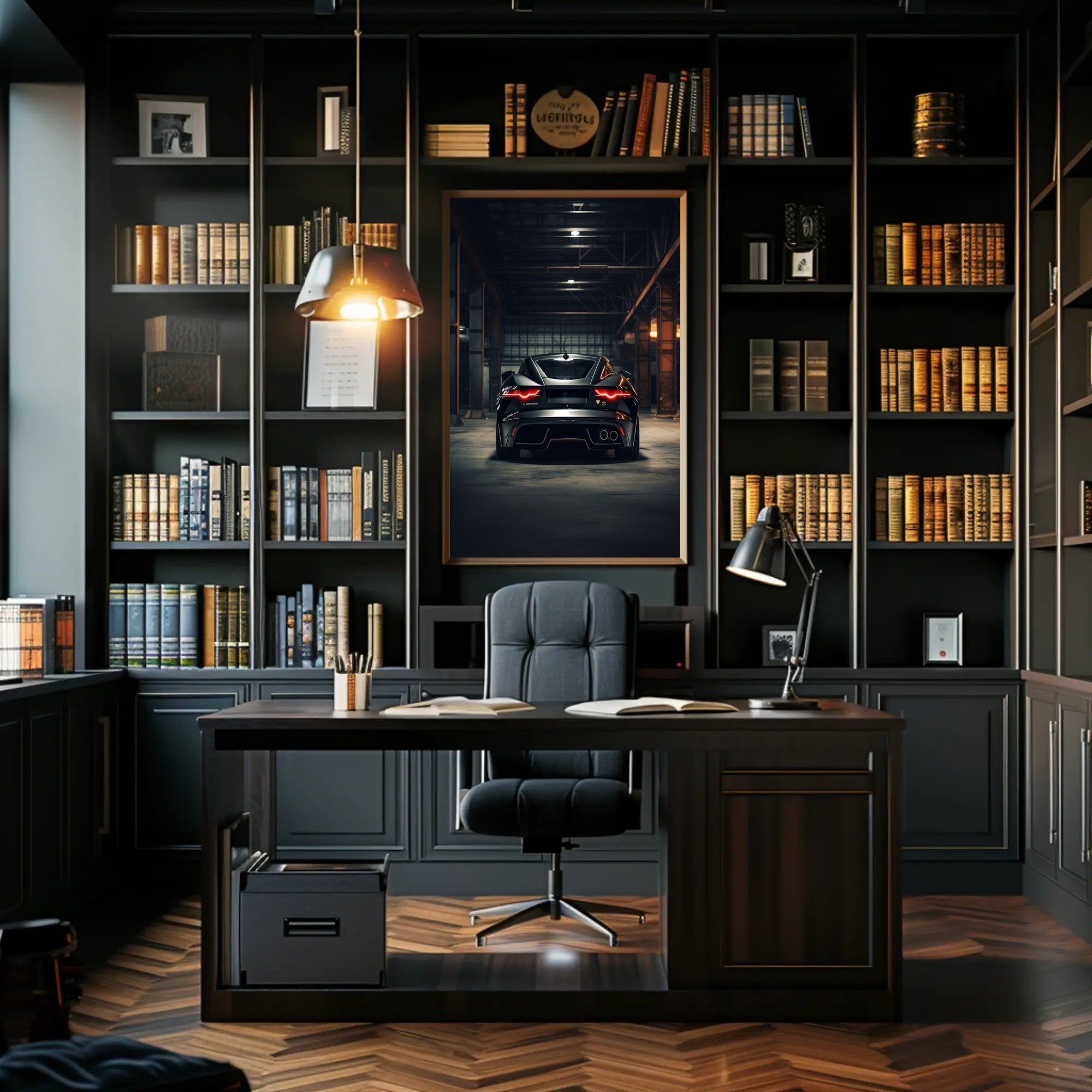 Sleek Automotive Design Poster PosterGoat