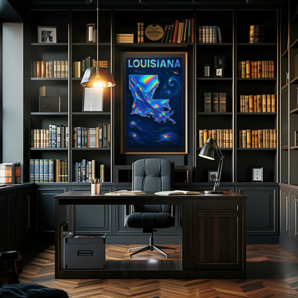 Louisiana In Vibrant Hues Poster