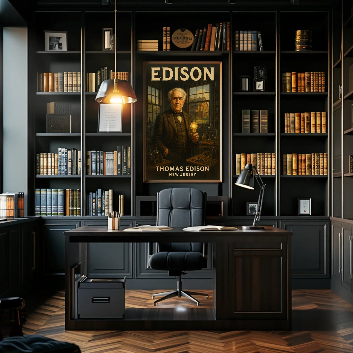 Thomas Edison The Inventor From New Poster