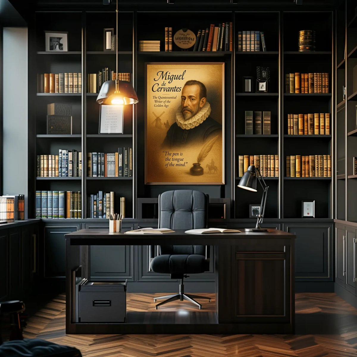 Miguel De Cervantes The Quintessential Poster