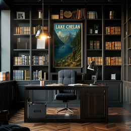 Lake Chelan, Washington Poster